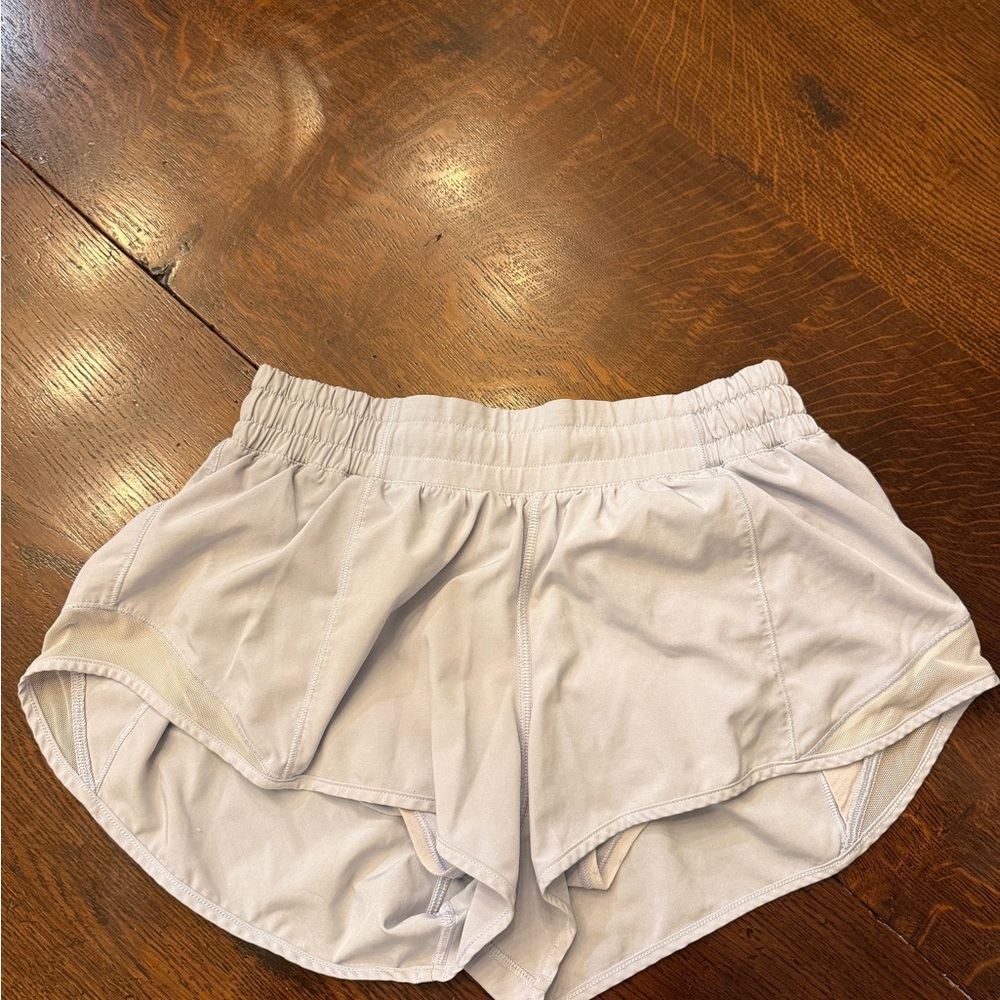 Lululemon Athletica Light Gray Athletic Shorts
